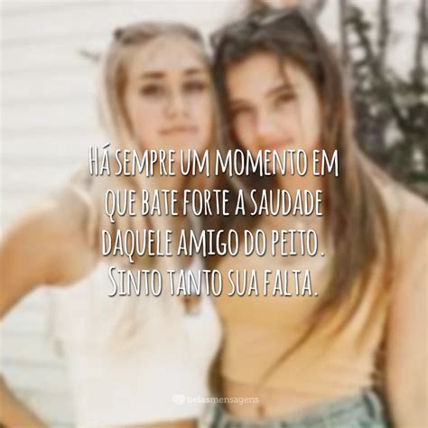 saudades de você amiga